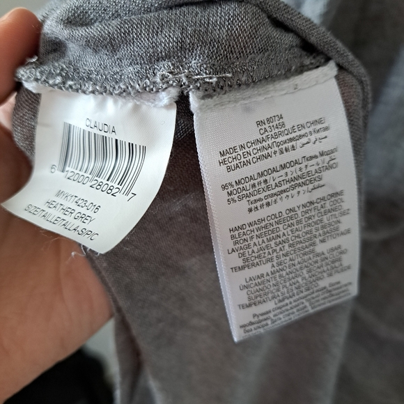 BCBGMAXAZRIA | Grey long thin light weight sweater, style Claudia Heather grey - Picture 7 of 13